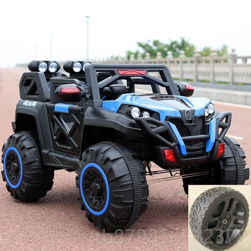 高档儿童电动车四轮越野小男孩超车大车可坐大人双人车宝四宝车驱