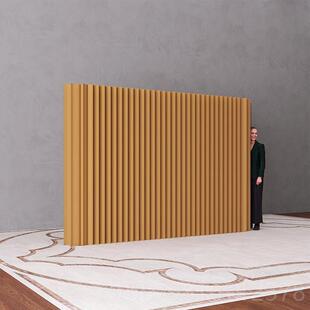 高档围栅栏室内牛皮隔屏风折叠移动高隔栏断断挡板纸直播背景装饰