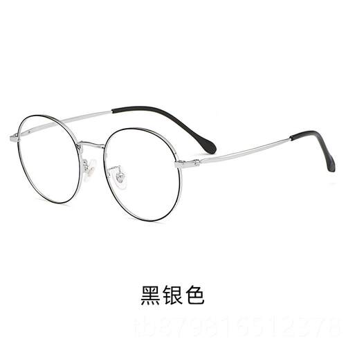 高档圆框复古近视镜超轻版潮款辐全框近视镜眼镜男防射平光镜眼框