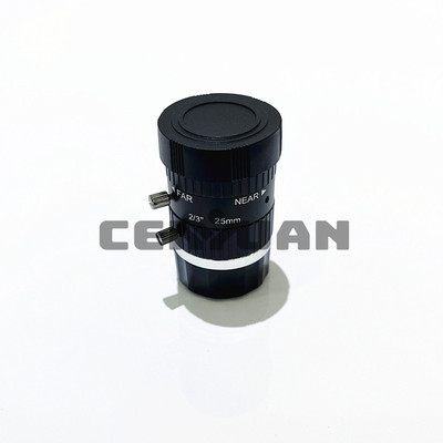 25mmFA工业镜头C接口5M像素2/3英寸光圈1.6视觉相机镜头工业视觉