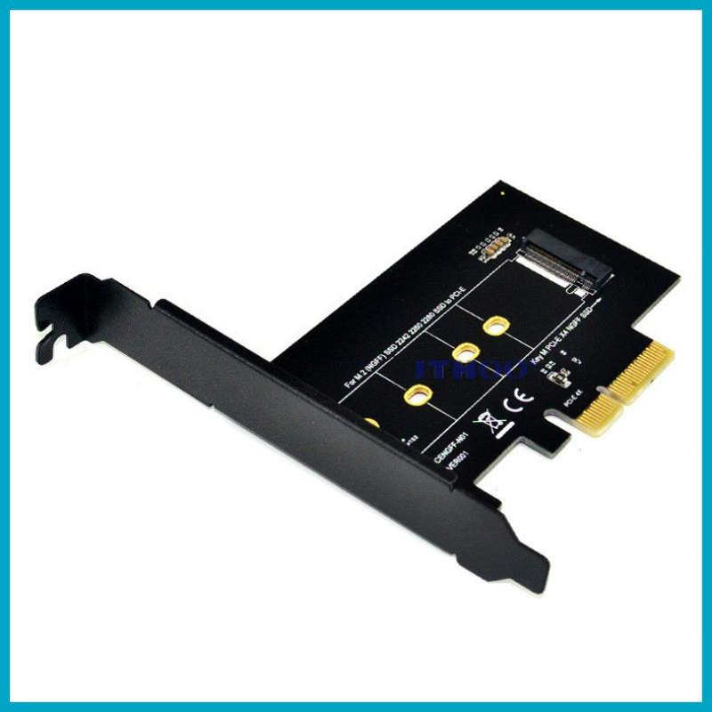 ITHOO M.2转PCI-E3.0X4高速扩展NVME转接卡M KEY NGFF SSD转换卡