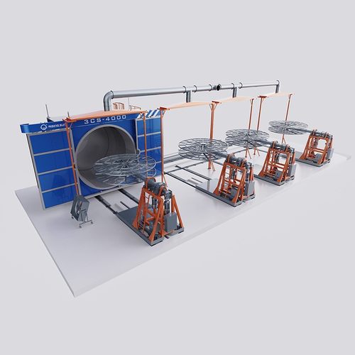 温岭旭日CS-3000穿梭式节能滚塑机 水马检查井化粪池设备厂家