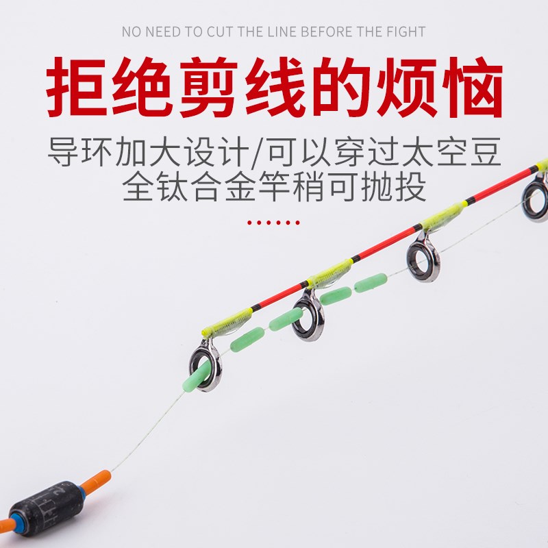 藤原定位伸缩2.7米海筏竿桥钓船钓伐竿海钓路滑路亚远投竿岸抛杆