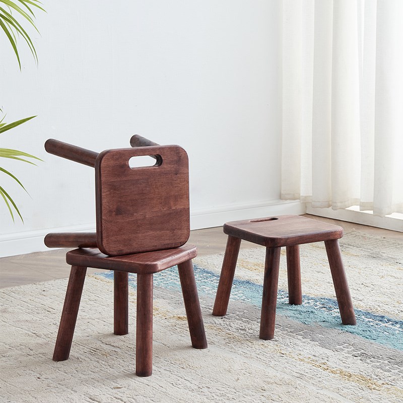 全实木凳子客厅沙发凳换鞋凳茶几凳方凳小凳子矮凳家用儿童提手凳