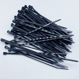 黑色白色1000条 尼龙扎带 宽2.5MM自锁扎带 包 100MM