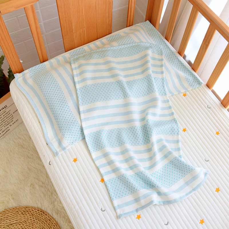 竹纤维冰丝儿童枕巾一对装夏季吸汗透气新生婴儿宝宝成单人枕头巾