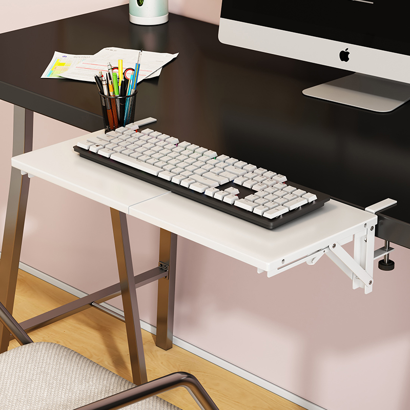 桌面延长板延伸板加长扩展加宽接板伸缩桌子支撑板托架键盘免打孔