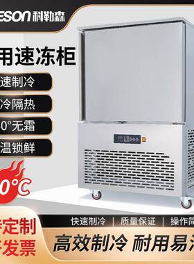 商用速冻柜12盘-45℃海参扇贝水产鱼冷冻柜快速冷冻机厂家跨境