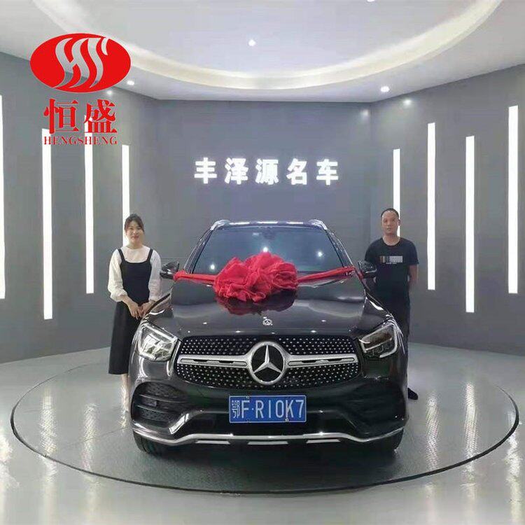 汽车旋转台展厅旋转展台圆形车展旋转台电动遥控转台北京旋转展台