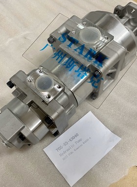 WA600-6液压齿轮泵705-55-43040自卸车HD785-5齿轮泵705-17-45010