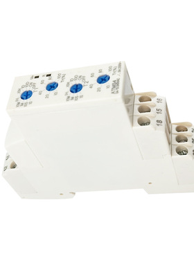 导轨循环延时时间继电器ATMS4 双时间循环延时继电器交流220v