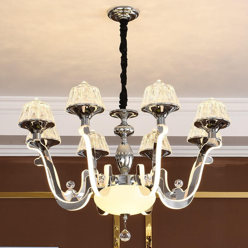 水晶吊灯欧式吊灯奢华大气客厅灯简欧餐厅灯简约现代家用卧室灯具