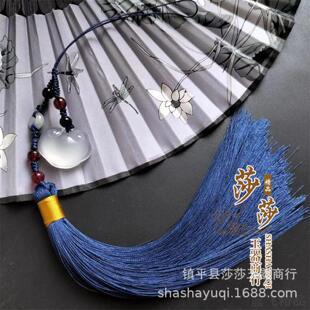 复古中式如意吊坠中胸前挂饰旗袍汉服压襟流苏穗子挂件礼物树脂