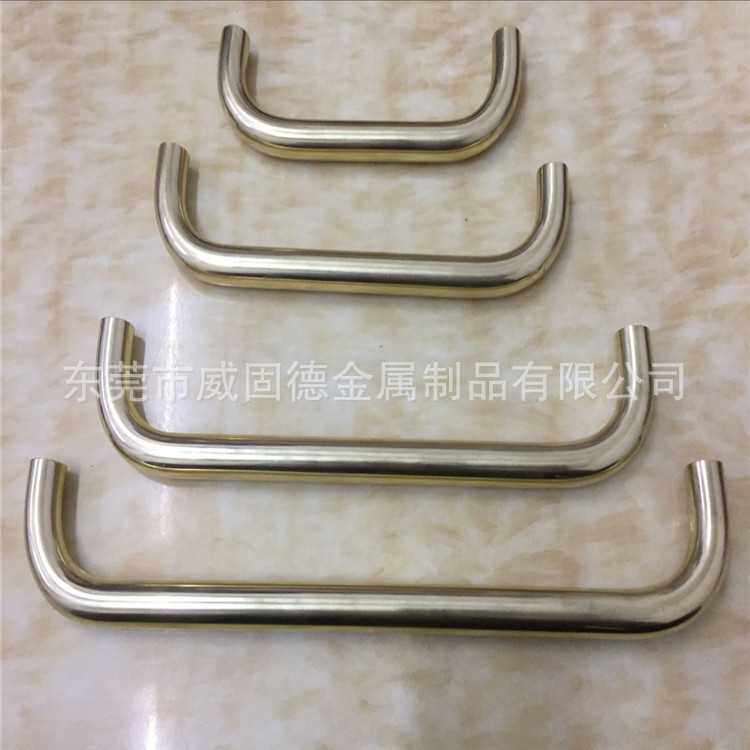 弯管 黄铜管折弯黄铜把手 通弯管加工 H65黄铜管加工折弯