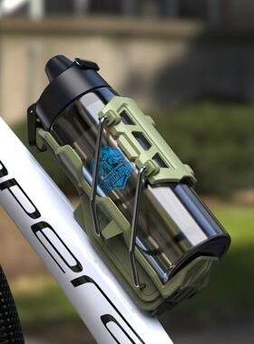 自适应摩托车护杠水杯架电动车踏板车通用款水壶支架骑行改装配件