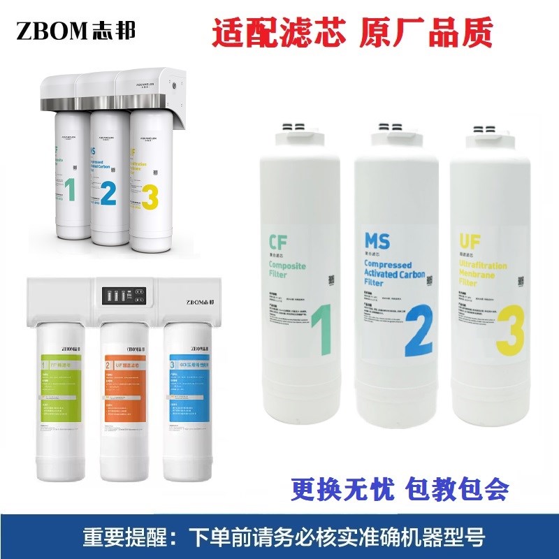 适配志邦水美净水机器滤芯AM-13101/13001/13201/U2/U2S过滤净化