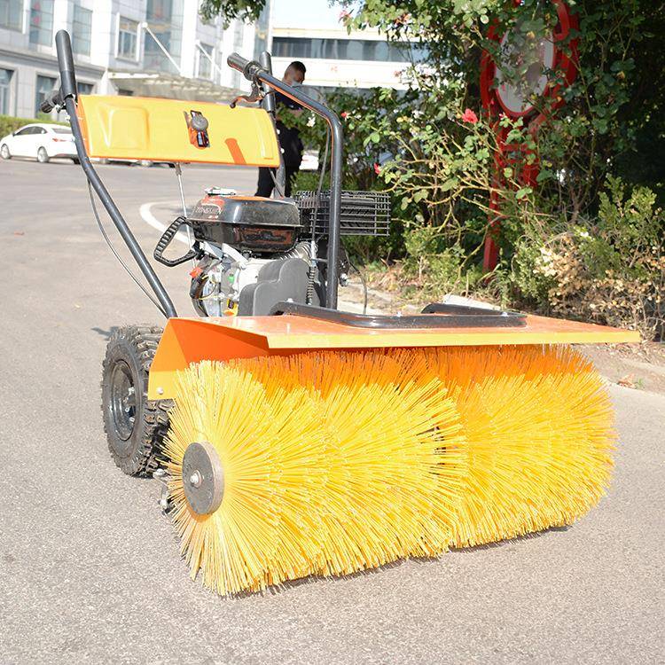 道路扫雪机冬季积雪清理路面抛雪机手推小型齿轮传动清雪机