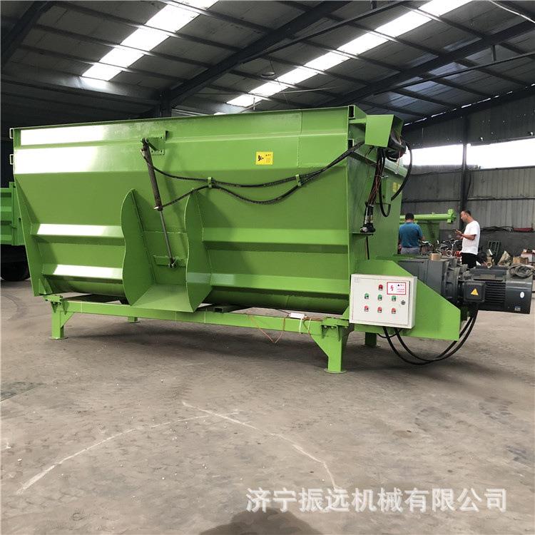 饲草切割养殖搅拌机3立方全混合日粮混合机双轴牧场拌料机