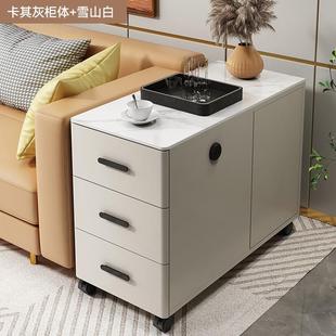 沙发侧边柜客厅家用三抽边柜轻奢现代小茶几简约小桌子可移动边几