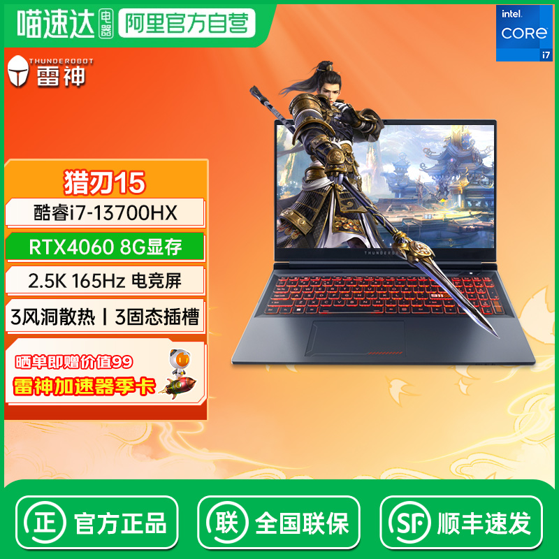 雷神猎刃R15设计师15.6寸游戏本