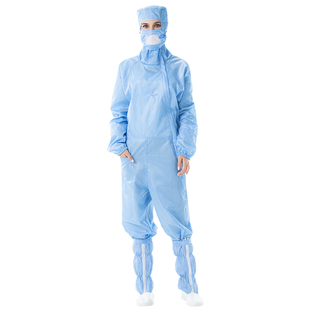 无尘衣服 防静电无尘服连体防尘防护工作服净化洁净服喷漆服一体式