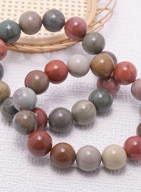 可塘小泡珠宝行阿拉善手链彩玉萌宠焦糖幻彩油画陨石星球配饰手串