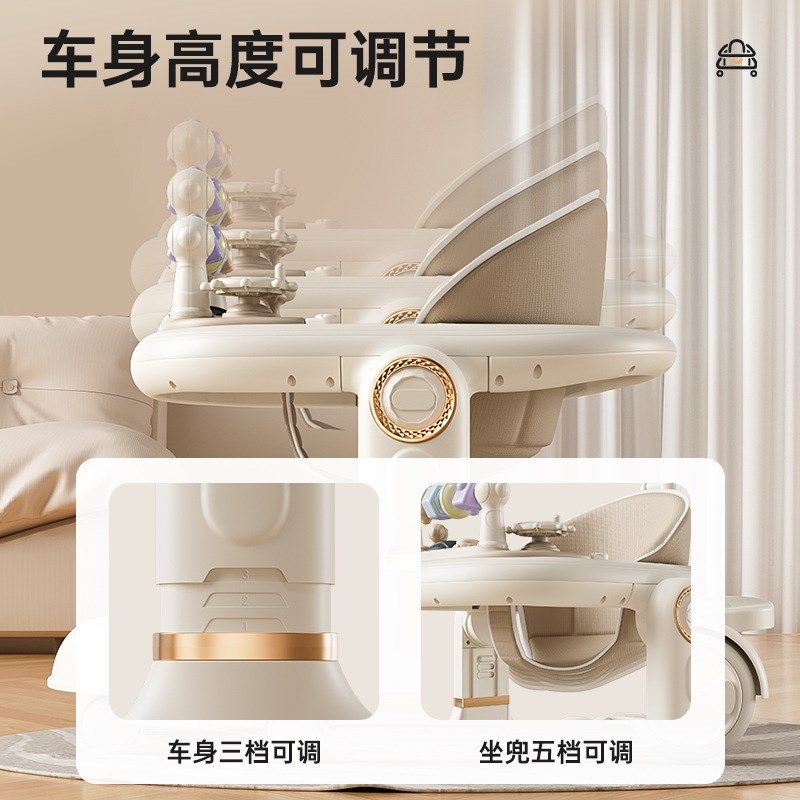 婴儿宝宝学步车2025新款多功能三合一6-18个月防o型腿防侧翻手推,婴童用品,学步车,淘宝优惠券,粉丝福利购,淘宝优惠卷