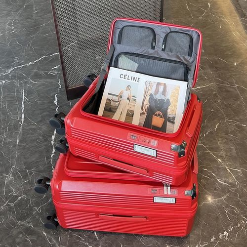 防爆五轮30寸结婚陪嫁红色行李箱可扩容旅行拉杆箱侧开 大容