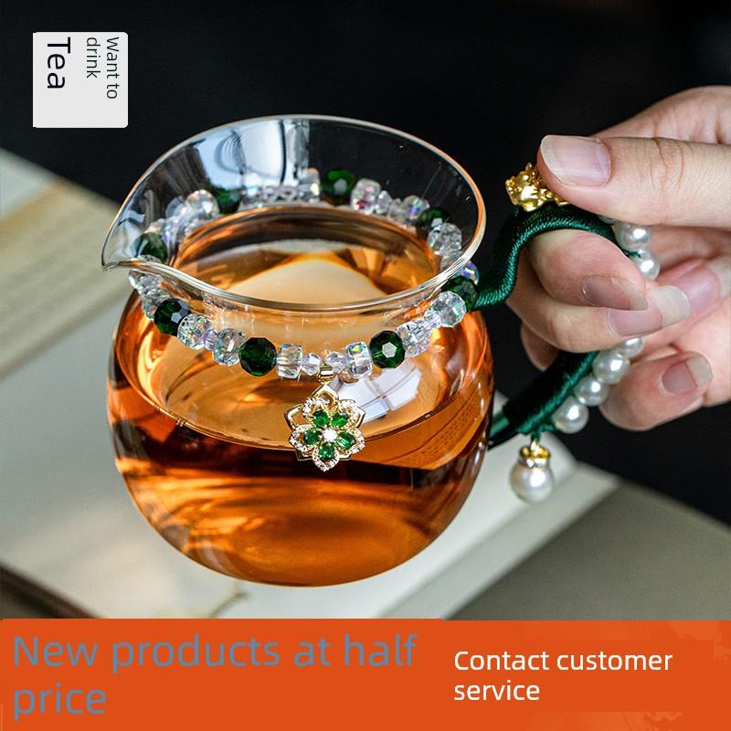 茶说茶，公平杯玻璃高端茶隔板，茶海2025新侧柄，高硼硅