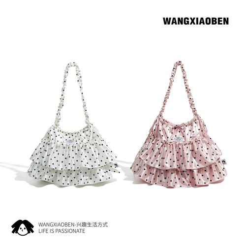 WANGXIAOBEN原创波点女斜挎包