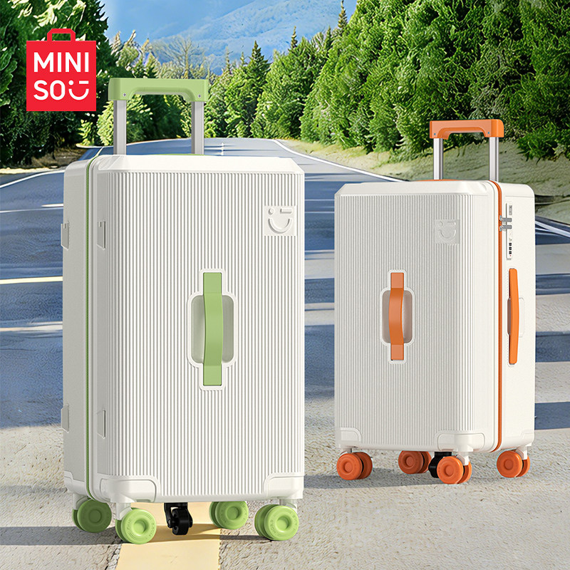 MINISO/名创优品宽拉杆行李箱大容量万向轮密码箱登机旅行箱,箱包皮具/热销女包/男包,旅行箱,淘宝优惠券,粉丝福利购,淘宝优惠卷