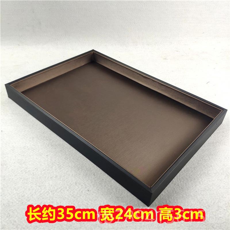 高档皮绒布首饰展示台珠宝饰品子项链盘手表收纳耳钉展盒示珠宝托