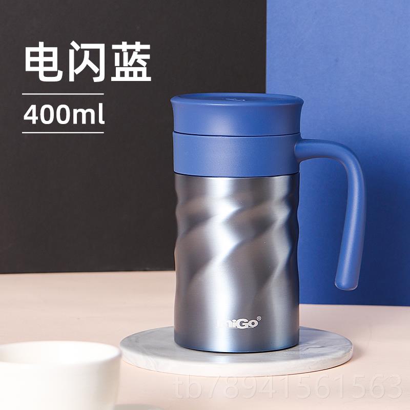 高档美国mig桌面保温杯男女约0士简34不锈钢高档定制o泡茶办公室