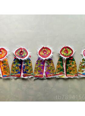 高档精致带围龙袍佛像披衣风佛衣神衣服神神像衣服高档袍黄色龙领