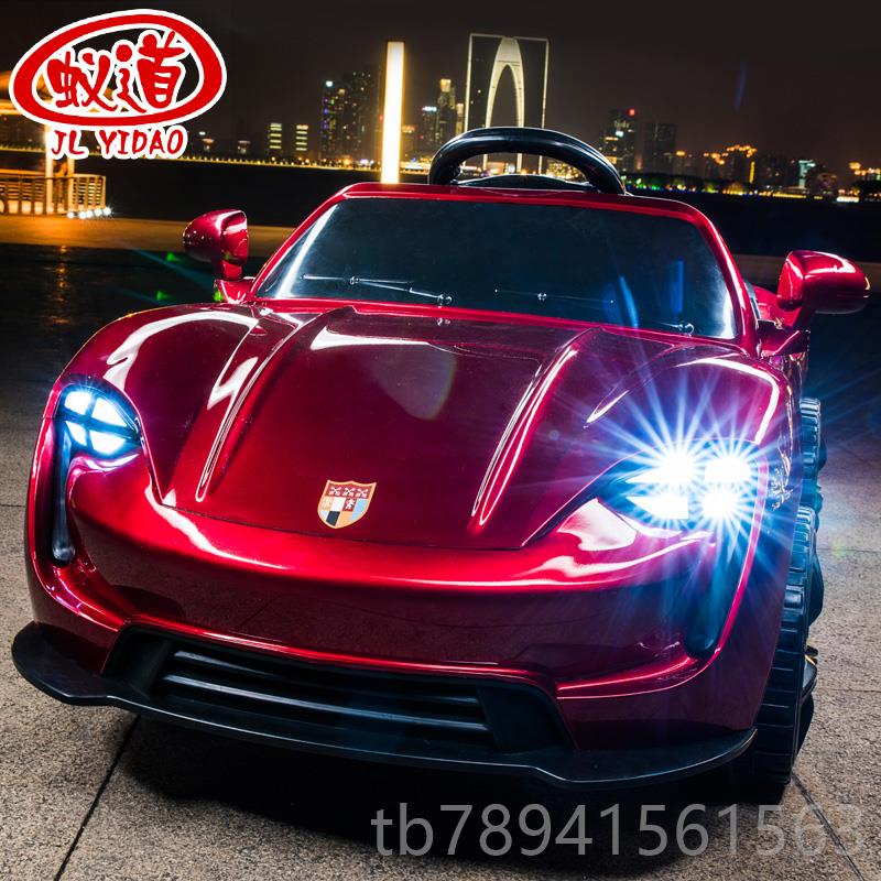 高档儿童电动带车4具摆轮四轮汽车四驱遥控小孩摇童车宝宝玩可坐