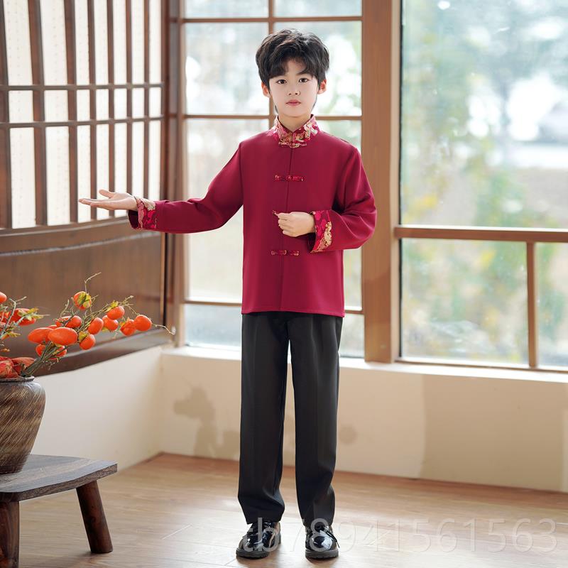 高档儿幼童五四青年装民国风学生装山装中儿大合园唱朗诵运动会演