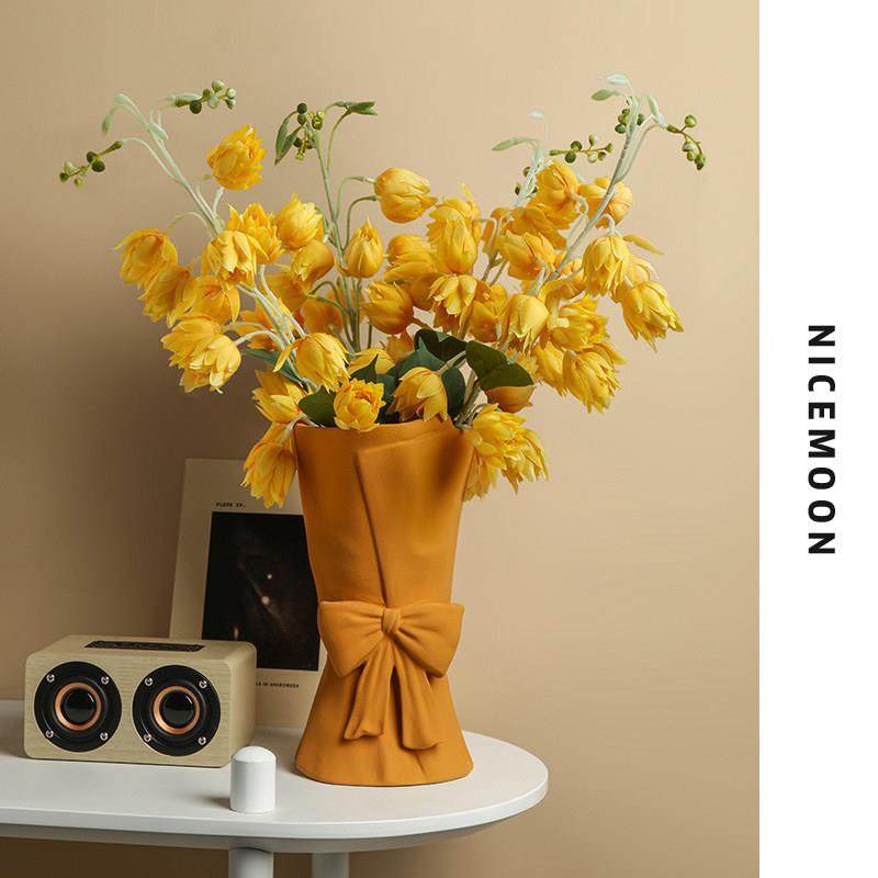 北欧ins陶瓷花瓶创意个性莫兰迪插花花器玄关餐桌台面装饰品摆件,家居饰品,花瓶,淘宝优惠券,粉丝福利购,淘宝优惠卷