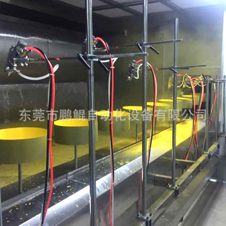 东莞厂家直供电饭锅内胆特氟龙喷漆流水线 电饭煲喷涂烘烤一体机