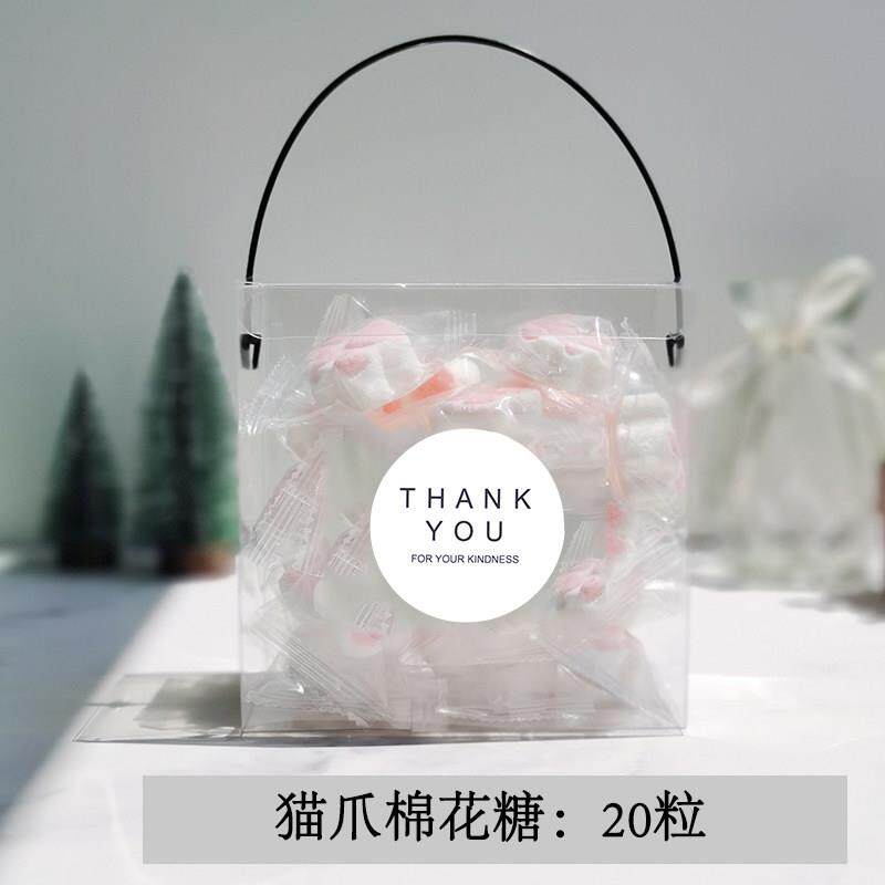 送男女生朋友节日礼物软糖猫爪棉花糖糖果礼盒表白七夕情人节礼物
