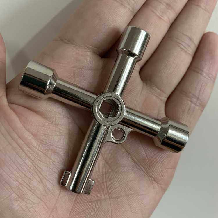 十字扳手4 Way Multi-Functional Key 电控柜 阀门 扳手,五金/工具,手动套筒扳手,淘宝优惠券,粉丝福利购,淘宝优惠卷