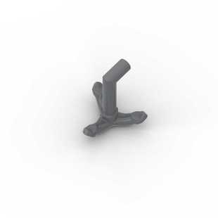 【50G起订】积木乐兼容高15534直柄秤钩 三爪钩子带接柄 武器