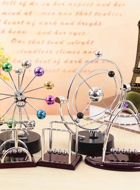 牛顿摆球混沌摆件永动机仪创意磁悬浮物理办公室办公桌面家居饰品