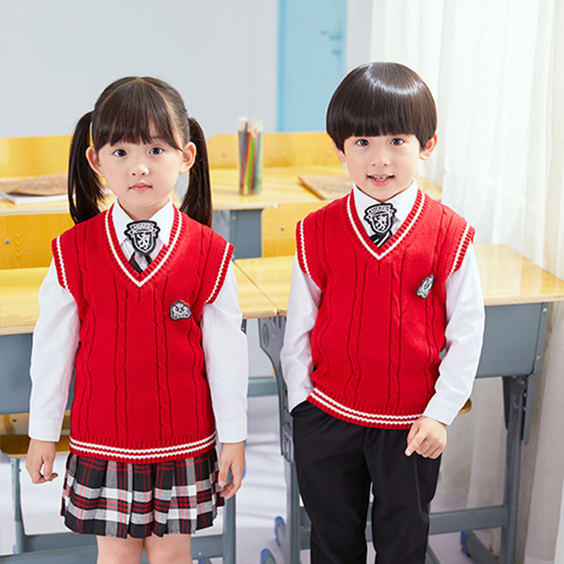 幼儿园园服班服春秋装英伦风冬季儿童合唱表演服中小学生校服套装
