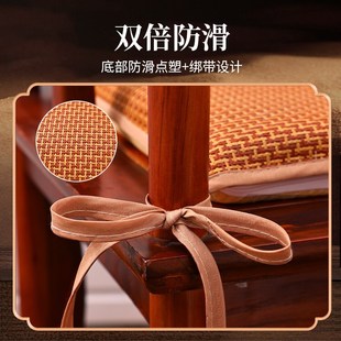 藤席编织坐垫办公室久坐凉垫椅子坐垫防屁股痛凉感透气屁股垫 夏季