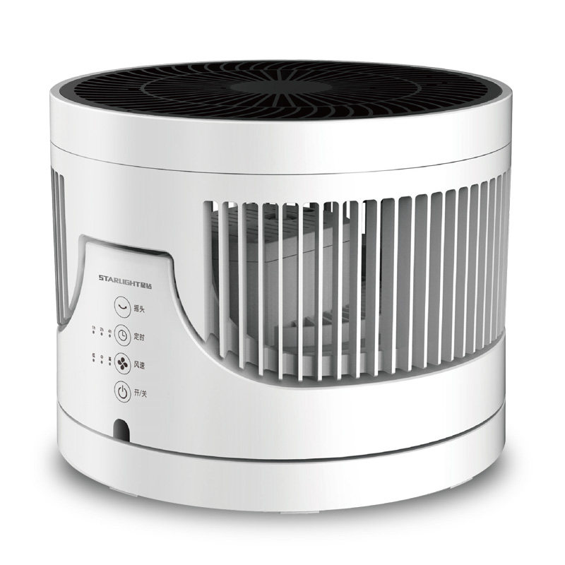 星钻台式电风扇对流空气循环扇静音遥控摇头风扇冬天暖气对流折叠
