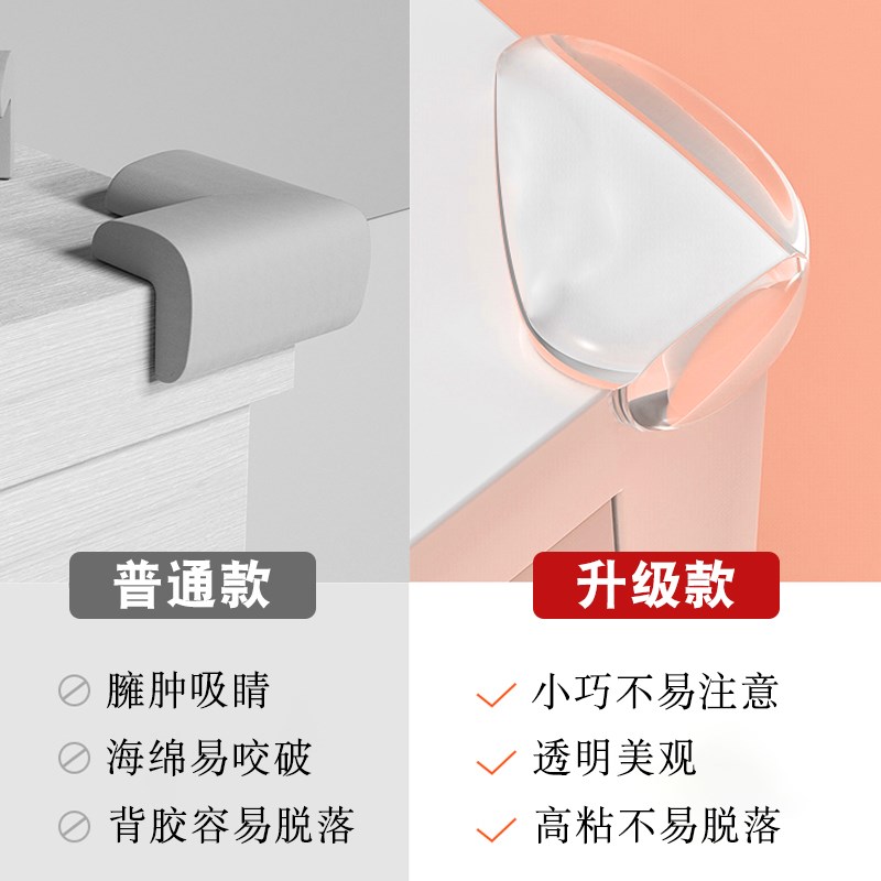 防撞角桌角护角防磕碰透明直角尖角柜子油烟机窗户防碰头保护贴条