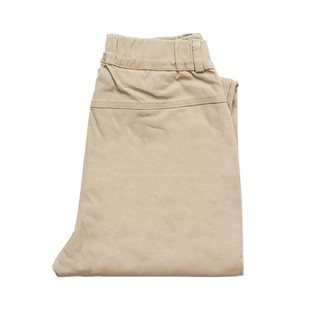 男童米色裤子秋冬款长裤儿童卡其色学生校裤男孩休闲裤子加绒加厚
