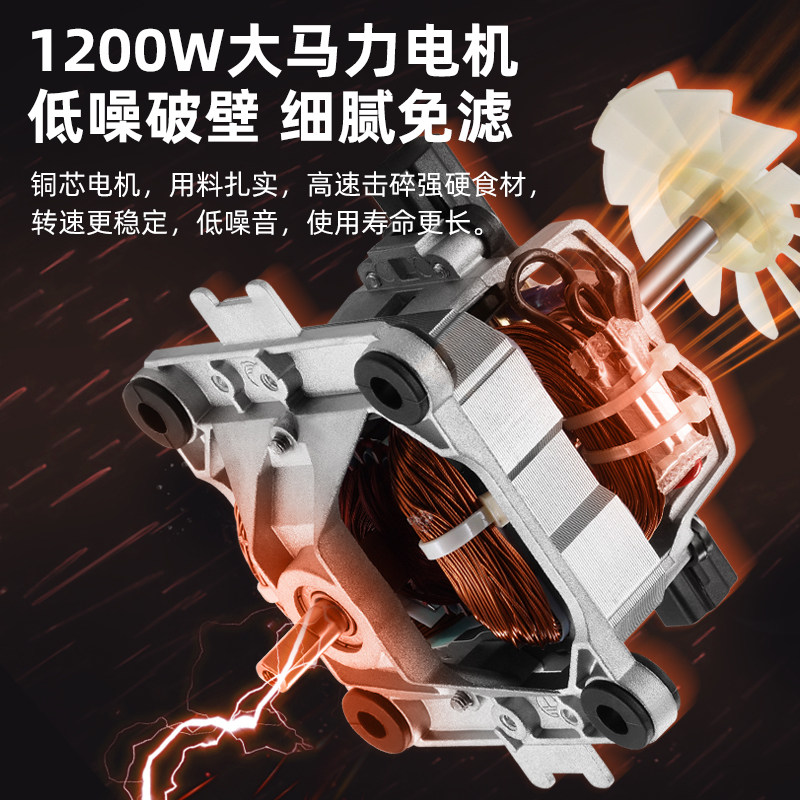 破壁机2023新款家用小型豆浆机全自动静音多功能榨汁机一体料理机,厨房电器,破壁机,淘宝优惠券,粉丝福利购,淘宝优惠卷