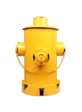 复古铁艺消防栓垃圾桶家用客厅创意酒吧脚踏式收纳桶落地装饰摆设