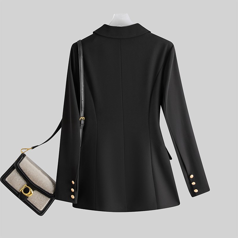 春秋新款黑色套装女大学生公务员面试工作服职业西装高端商务正装